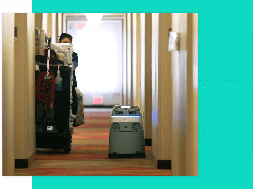 Commercial Robot Vacuum Cleaners for Hotels SoftBank Robotics America